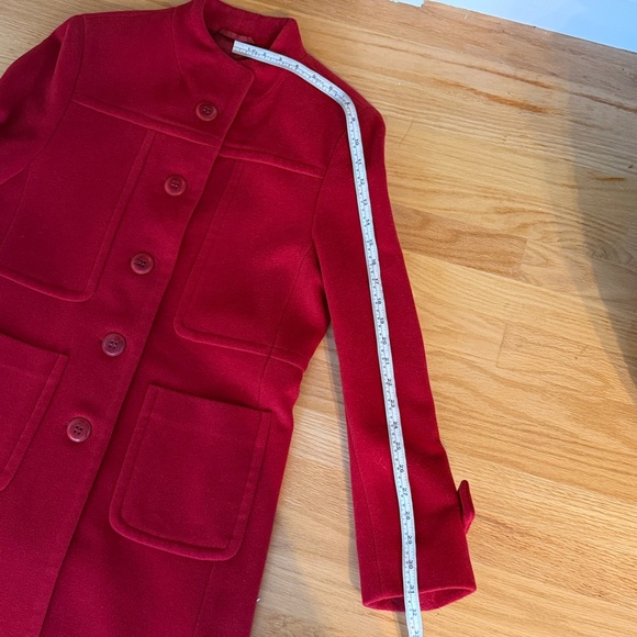 Luxury Italian Fabric Angora/Wool Blend Linda Richards Luxury Coat, size 6 - Picture 13 of 17